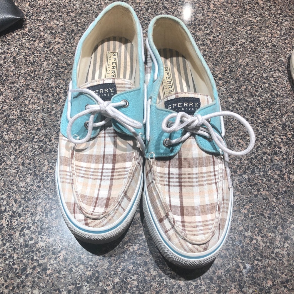 Sperry Top-Sider plaid boat shoes